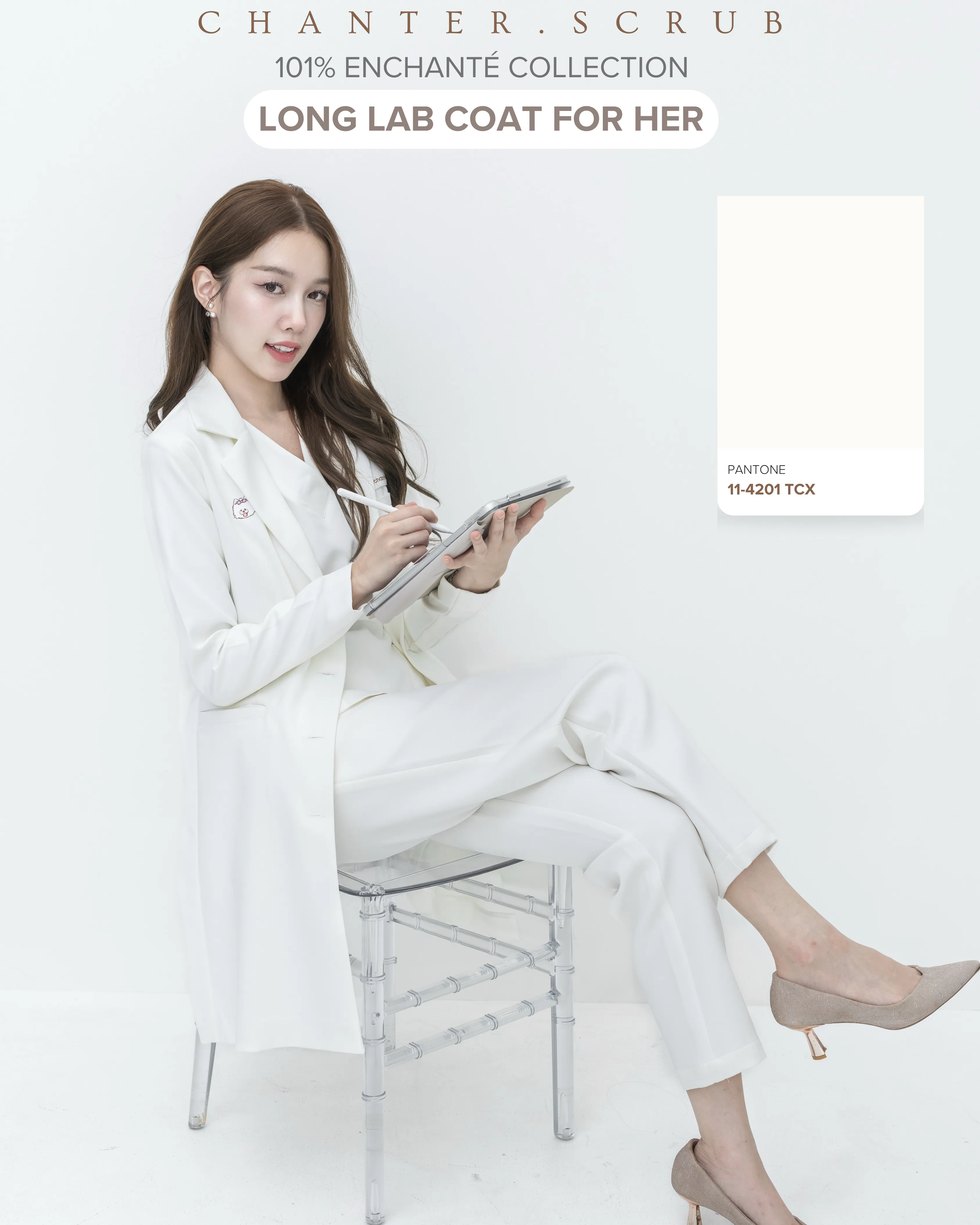 Long Lab Coat for Her
