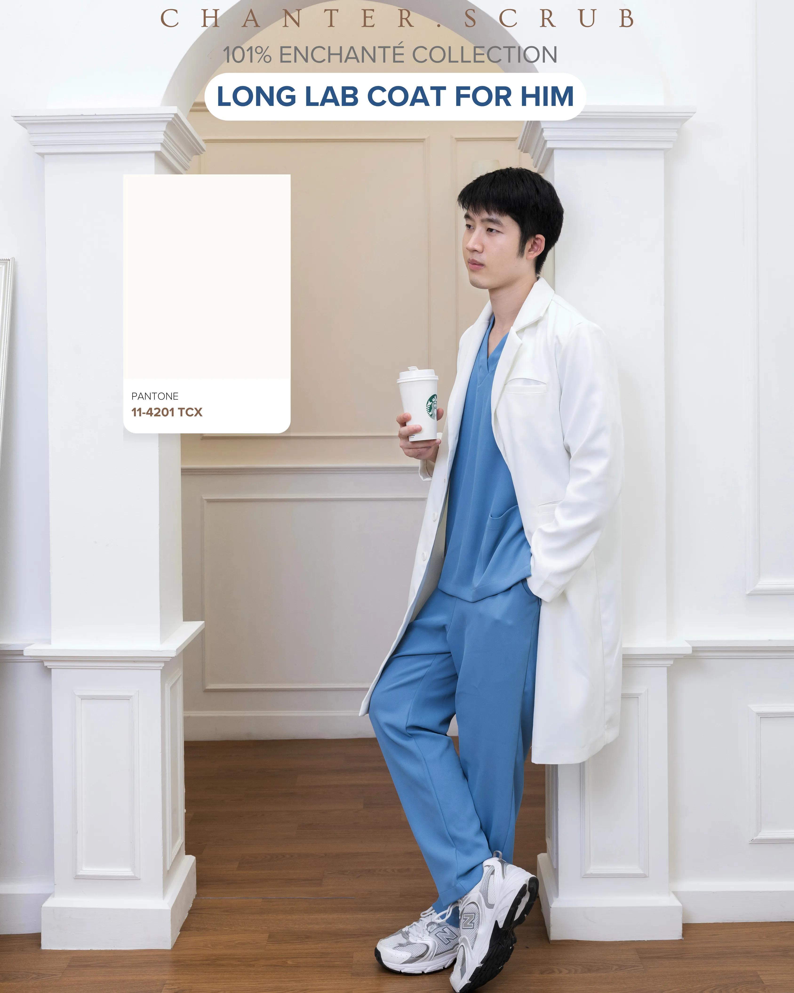 Long Lab Coat for Him
